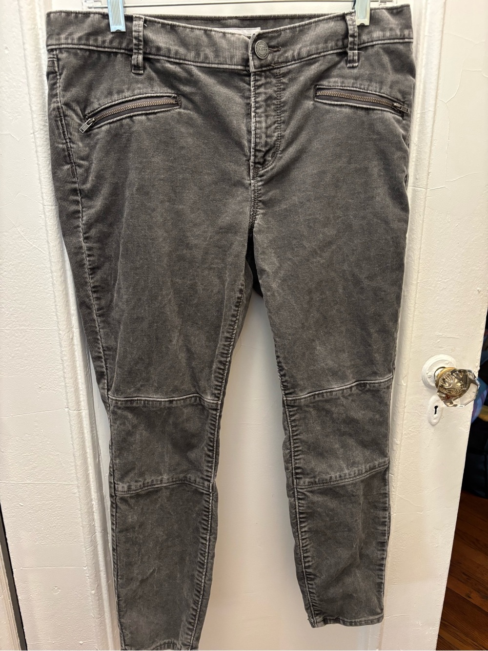 Gray Washed Slim cords